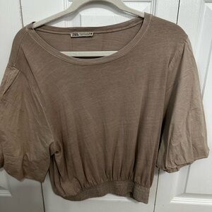 Zara Women's Beige Blouse